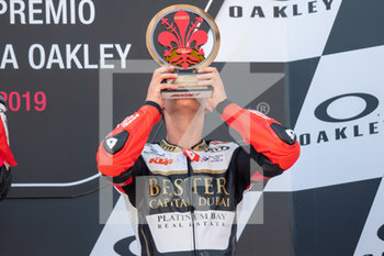 2019-06-02 - Jaume Masia Bester Capital Dubai sul podio della Moto3 - GRAND PRIX OF ITALY 2019 - MUGELLO - PODIO MOTO3 - MOTOGP - MOTORS